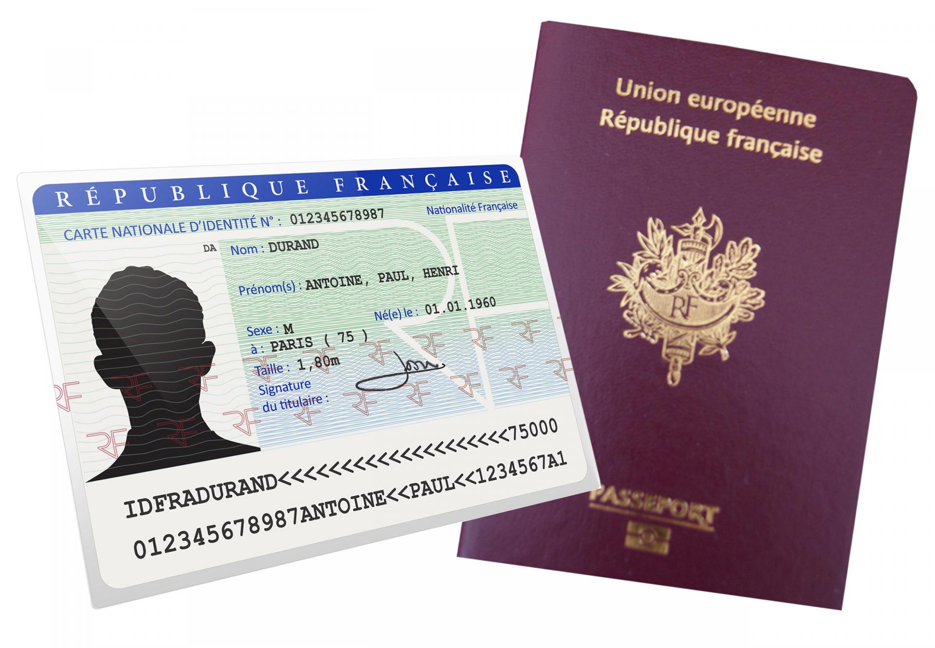 Carte d'identité et passeport